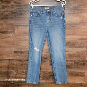 Madewell Jeans 30 Perfect Vintage High Rise Ainsdale Wash ND511 Tummy Control